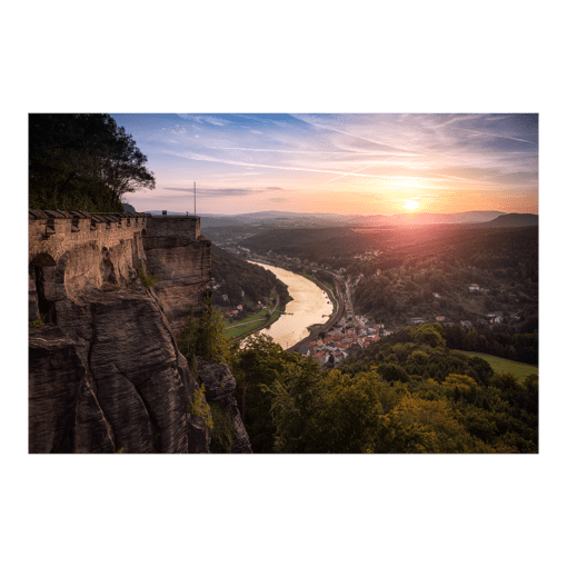 Poster (00225) Festung Königstein Aussicht