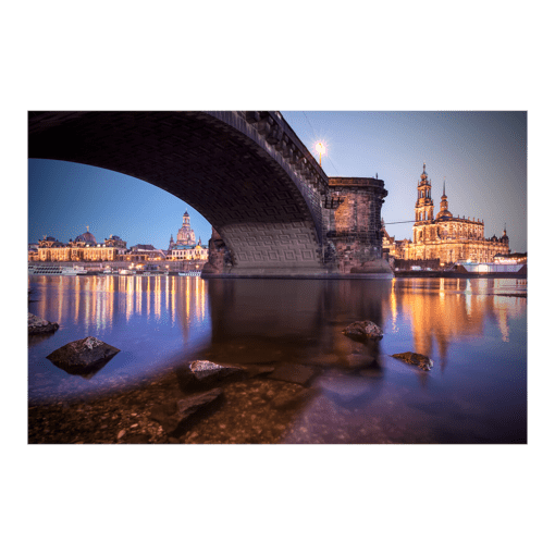Fotoabzug (00263) Unter der Augustusbrücke