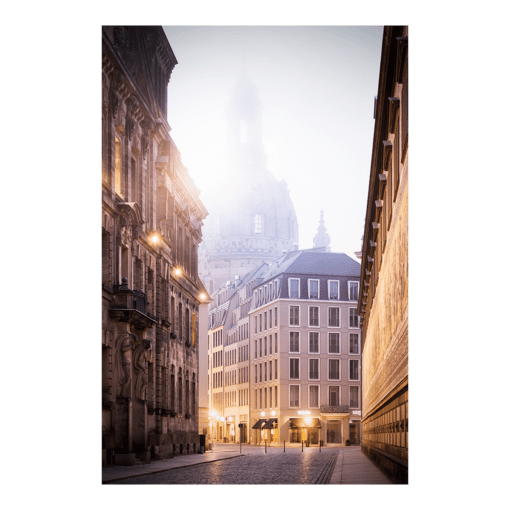 Fotoabzug (00267) Augustusstraße im Nebel