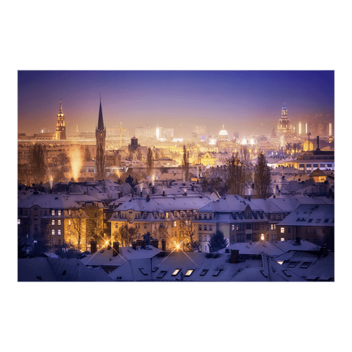 Fotoabzug (00273) winterliches Dresden