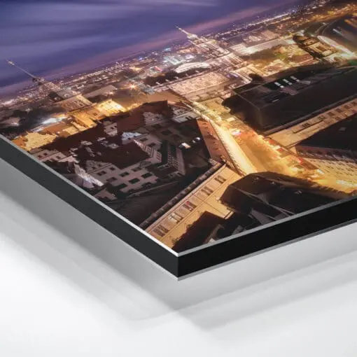 Alu-Dibond (00277) Blick über Dresden bei Nacht – Bild 3