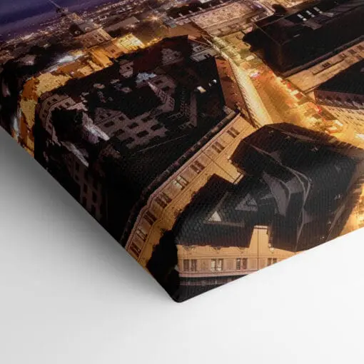 Leinwand (00277) Blick über Dresden bei Nacht – Bild 4
