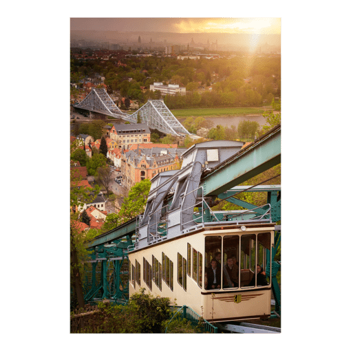 Alu-Dibond (00279) Dresdner Schwebebahn