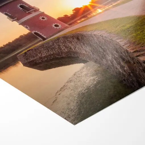Fotoabzug (00289) Leuchtturm Moritzburg – Bild 3