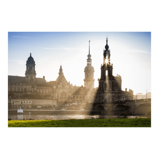 Leinwand (00301) Hofkirche im Dunst