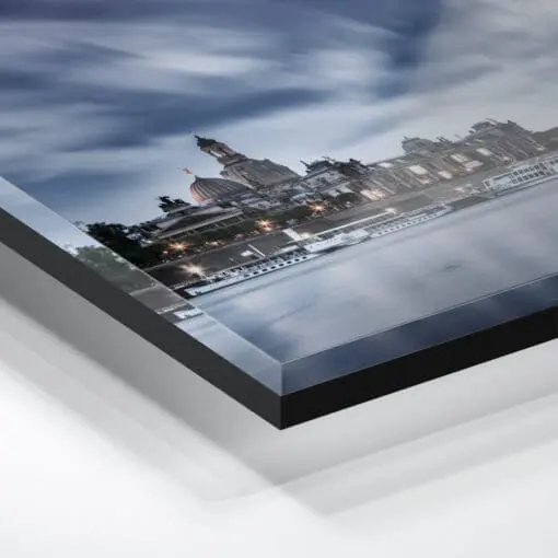 Acryl Board (00315) Skyline Dresden bei Sturm – Bild 3