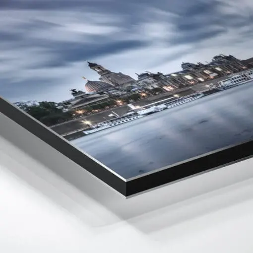 Alu-Dibond (00315) Skyline Dresden bei Sturm – Bild 3