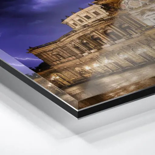 Acryl Board (00323) Gewitter Semperoper Dresden – Bild 2