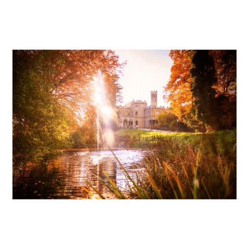 Acryl Board (00340) Schloss Eckberg im Herbst