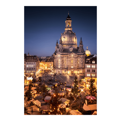 Leinwand (00346) Frauenkirche zu Weihnachten