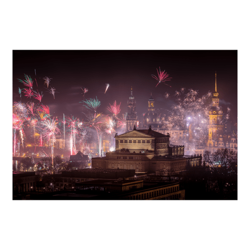 Poster (00348) Silvester in Dresden