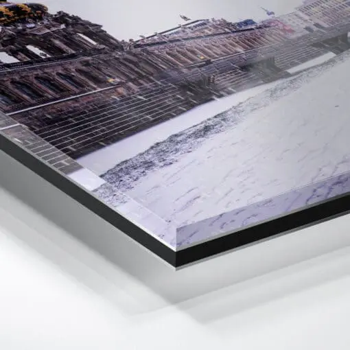 Acryl Board (00350) Dresdner Zwinger im Winter – Bild 2