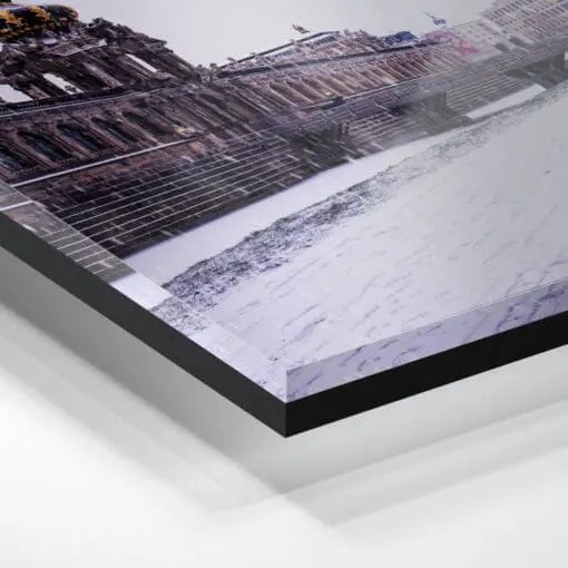 Acryl Board (00350) Dresdner Zwinger im Winter – Bild 3