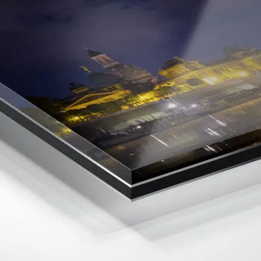 Acryl Board (00351) Dresden Skyline Mondfinsternis – Bild 2