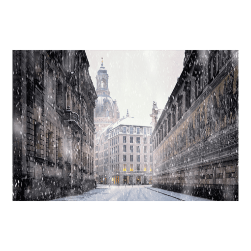 Fotoabzug (00352) Augustusstraße im Winter