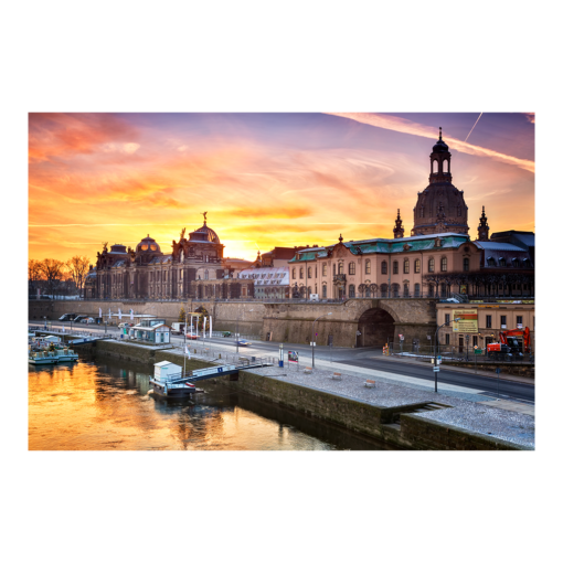 Poster (00393) Morgenrot in Dresden
