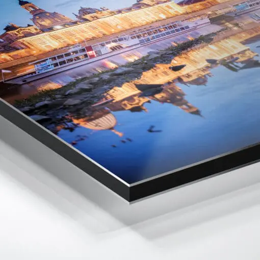 Alu-Dibond (00408) Dresden Skyline zur Blauen Stunde – Bild 5