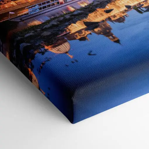 Leinwand (00408) Dresden Skyline zur Blauen Stunde – Bild 4