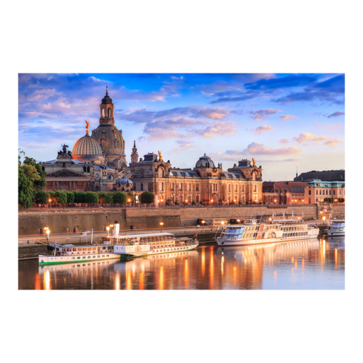 Poster (00417) goldenes Dresden
