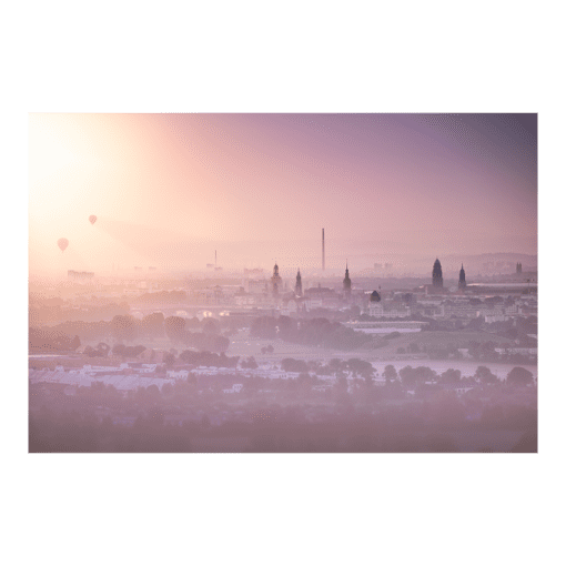 Poster (00438) Dresden im Morgendunst