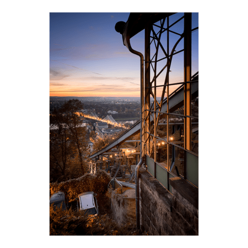 Acryl Board (00452) Blick von der Bergstation