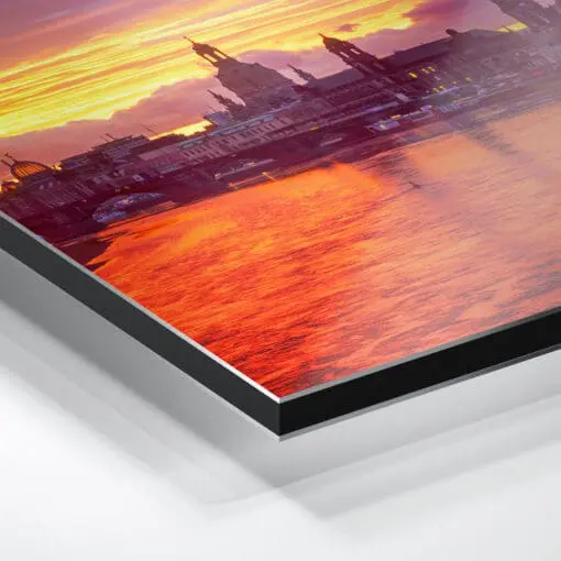 Alu-Dibond (00455) Dresden Skyline Sonnenaufgang – Bild 2