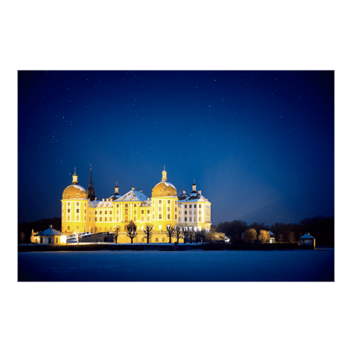Poster (00481) Winterabend in Moritzburg