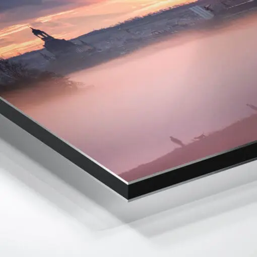 Alu-Dibond (00490) Dresden Skyline im Nebel – Bild 3