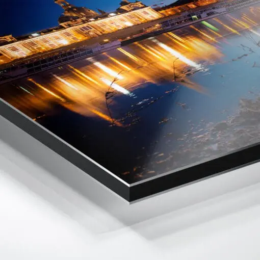 Alu-Dibond (00500) Dresden Skyline Tag zu Nacht – Bild 2
