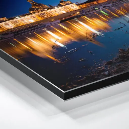 Alu-Dibond (00500) Dresden Skyline Tag zu Nacht – Bild 3