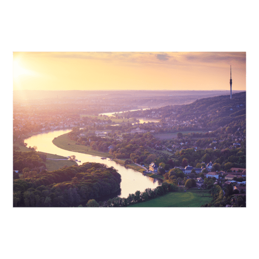 Alu-Dibond (00518) Dresdner Elbtal