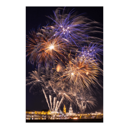 Fotoabzug (00520) Feuerwerk in Dresden