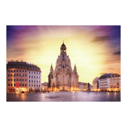 Acryl Board (00528) Frauenkirche im goldenen Licht