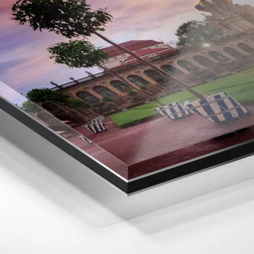 Acryl Board (00538) Dresdner Zwinger am Abend – Bild 2