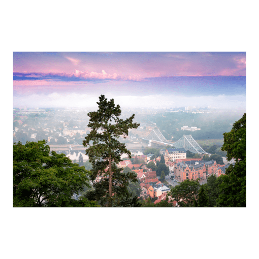 Fotoabzug (00549) Blaues Wunder im Nebel