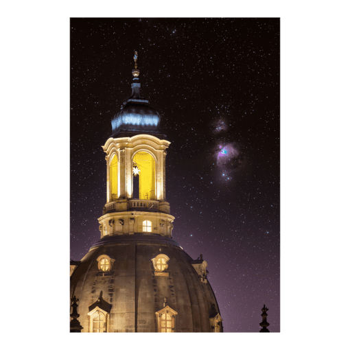 Fotoabzug (00574) Orion Nebel mit Frauenkirche
