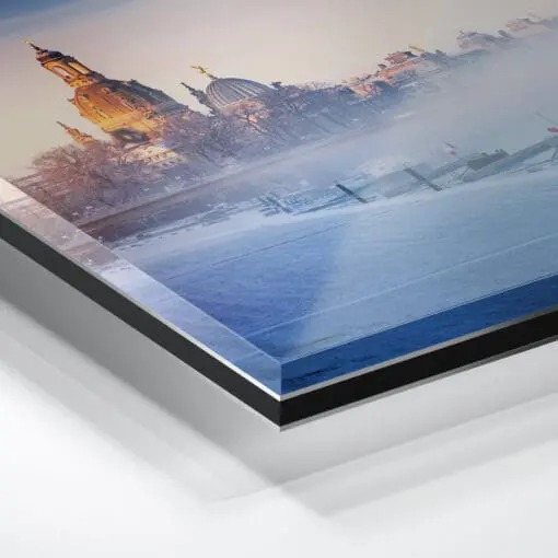 Acryl Board (00586) Dresden Skyline im Winter – Bild 2