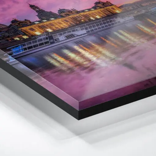 Acryl Board (00649) Dresden Skyline Sonnenuntergang – Bild 3