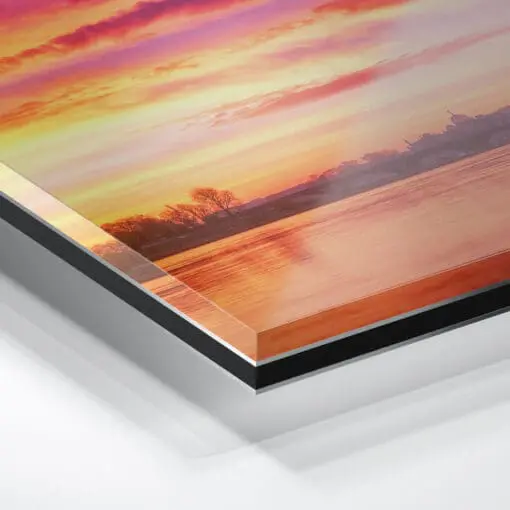 Acryl Board (00652) Dresden Skyline im Morgenrot – Bild 2