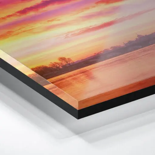 Acryl Board (00652) Dresden Skyline im Morgenrot – Bild 3