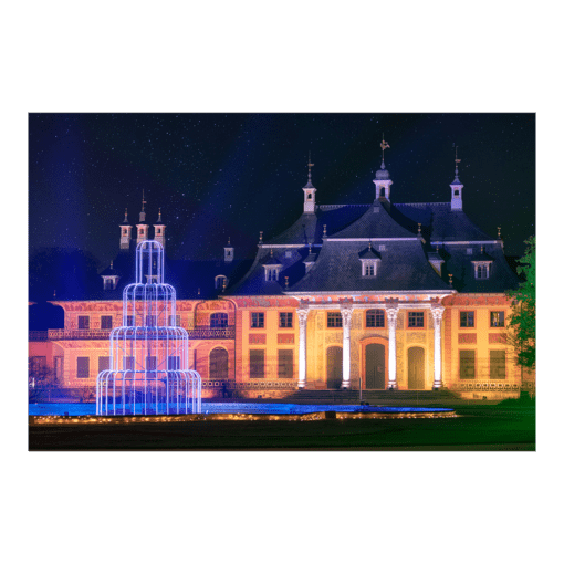 Acryl Board (00654) Christmas Garden Schloss Pillnitz