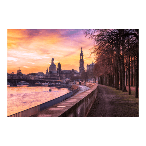 Fotoabzug (00657) Morgenrot in Dresden