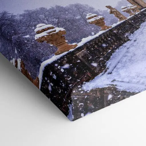 Leinwand (00670) Kronentor im Winter – Bild 3