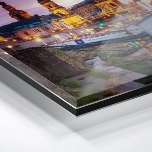 Acryl Board (00674) Dresden Skyline mit Dampfer – Bild 2