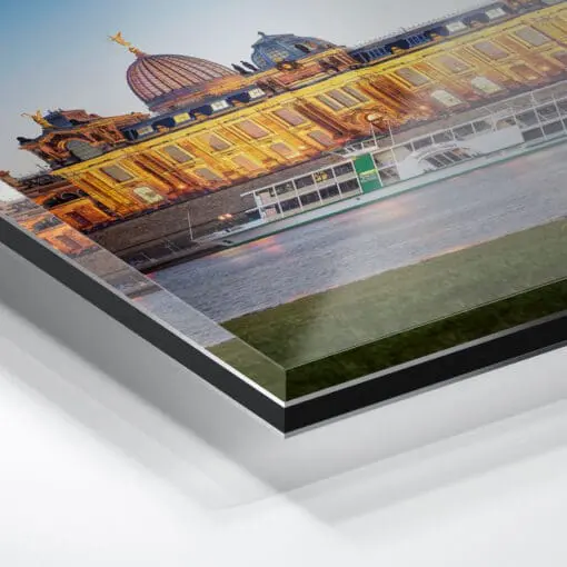 Acryl Board (00680) Dresden am Abend – Bild 2