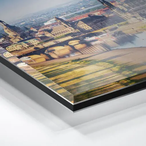 Acryl Board (00688) Dresden Skyline aus der Luft – Bild 2