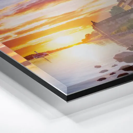 Acryl Board (00690) Schloss Pillnitz zum Sonnenuntergang – Bild 2