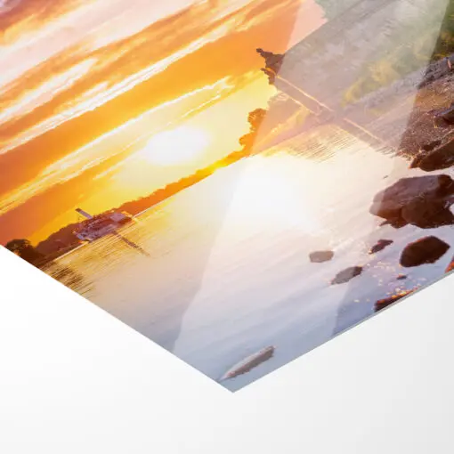 Poster (00690) Schloss Pillnitz zum Sonnenuntergang – Bild 2
