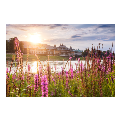 Fotoabzug (00722) Schloss Pillnitz zum Sonnenaufgang