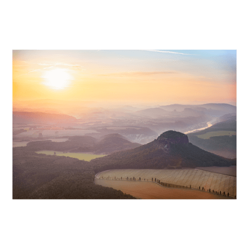 Fotoabzug (00726) Blick in die Sächsische Schweiz